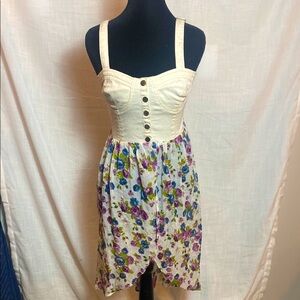 Forever 21 Floral Sheer Dress/Top